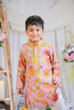 Lilac Printed Abla Kurta
