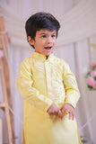 Yellow Shibori Kurta