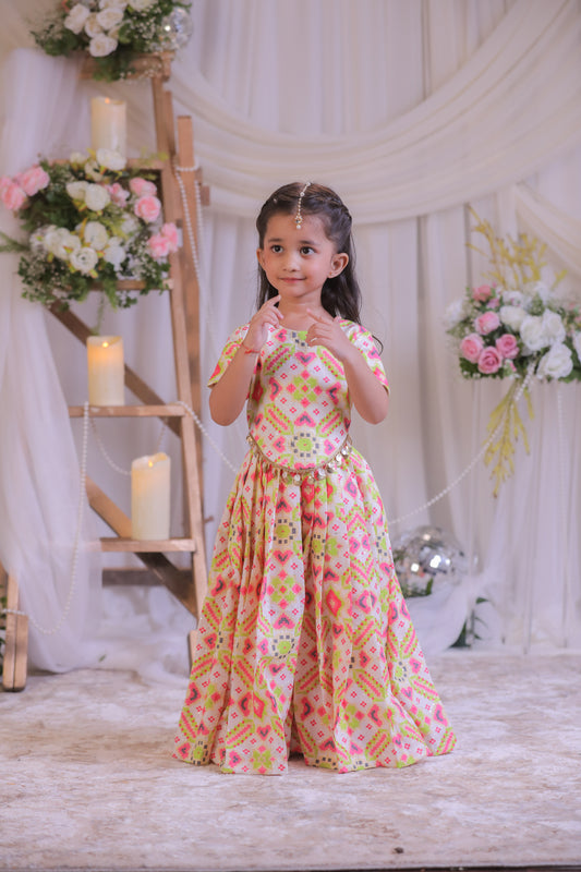 Ikkat Palazzo Set