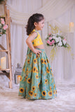 Sunflower Ghagra Set