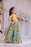 Sunflower Ghagra Set