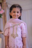 Pink Pearl Embroidery Palazzo Set