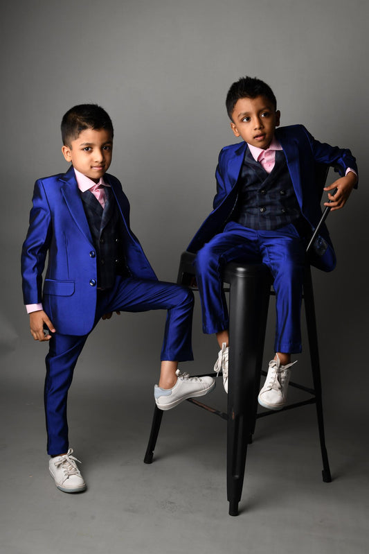 Blue Tuxedo Set