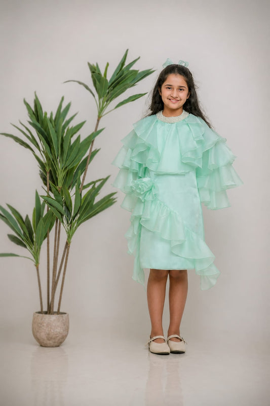 EMILY SEA GREEN DRESS