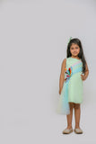 BUTTERFLY SIDE DRAPE DRESS