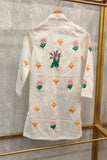 Hand painted Krishna Kurta