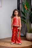 Red Patola Print Palazzo Set
