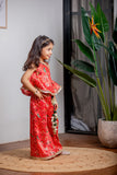 Red Patola Print Palazzo Set