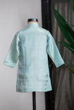 Blue Shimmer Dori Kurta