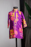 Purple Printed Lampi Kurta
