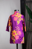 Purple Printed Lampi Kurta
