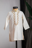 White Tulip Hand Embroidered Kurta Set