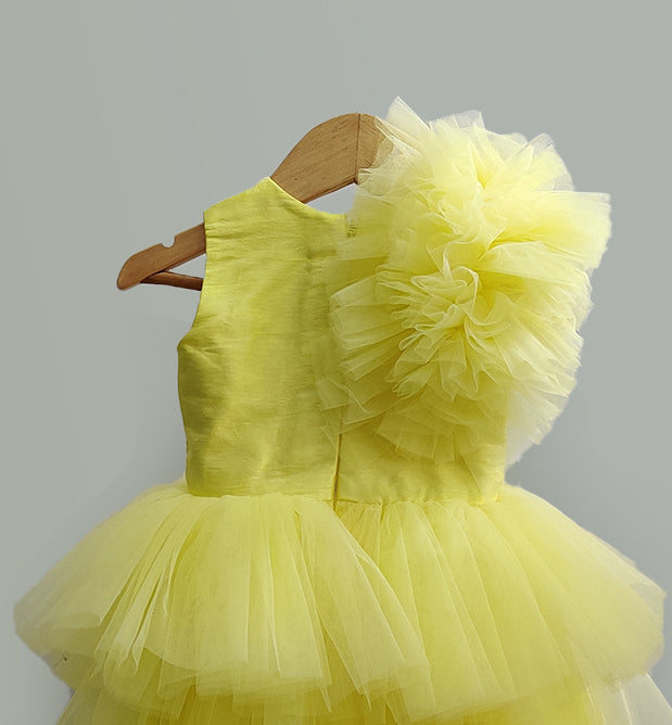 Yellow Butterfly Dress