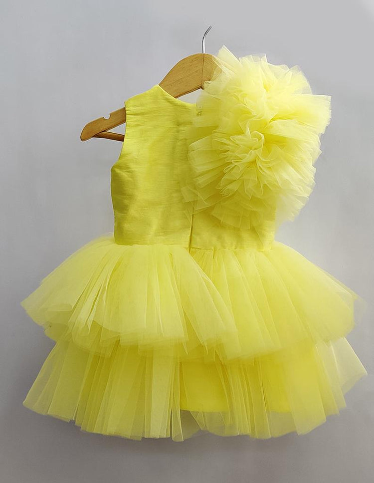 Yellow Butterfly Dress